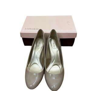 Bandolino Cream Patent Heels